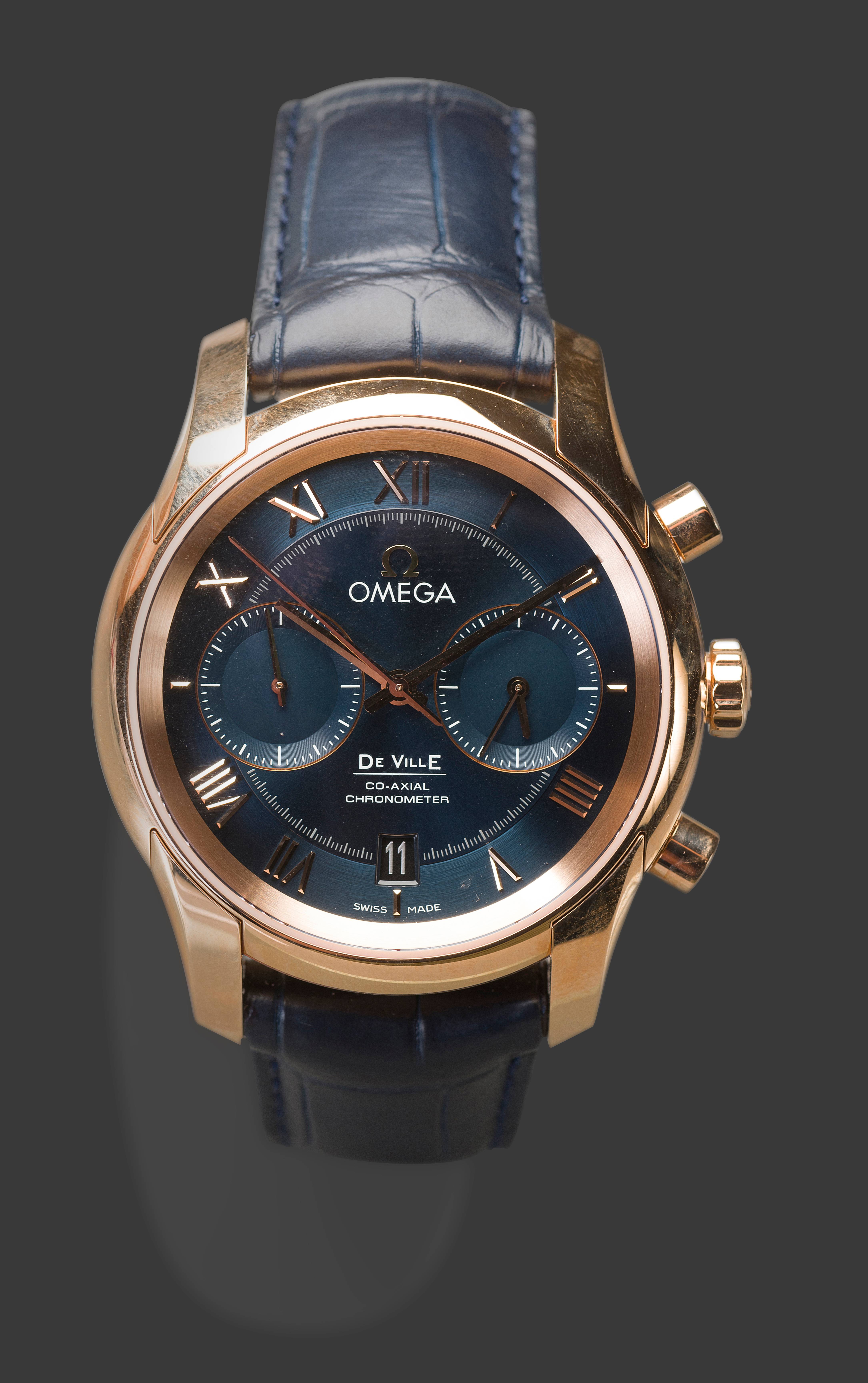 Montre OMEGA De Ville Co-Axial Chronograph 42mm, NEUVE