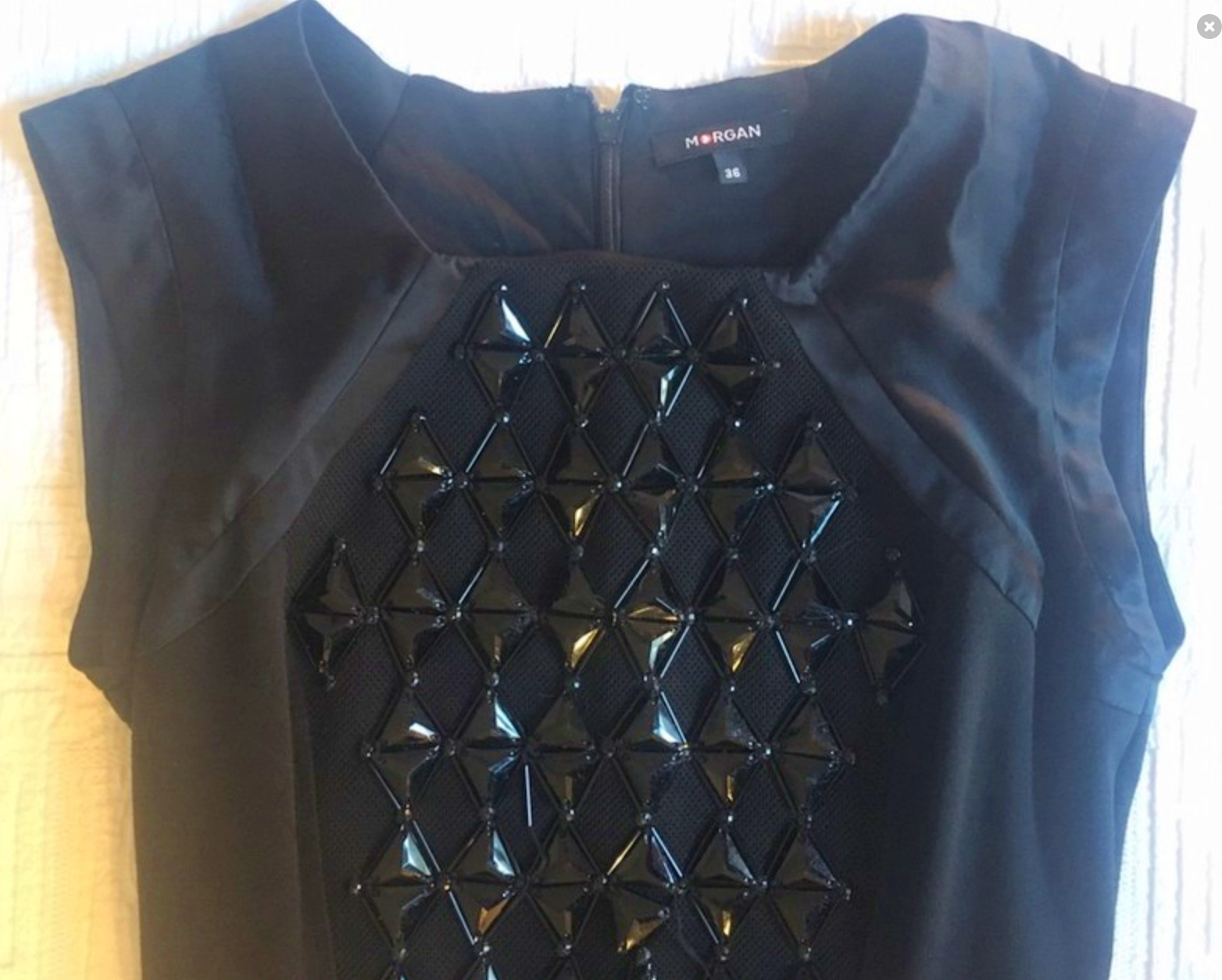 Robe de soirée noire pailletée - Oksana Mukha Paris
