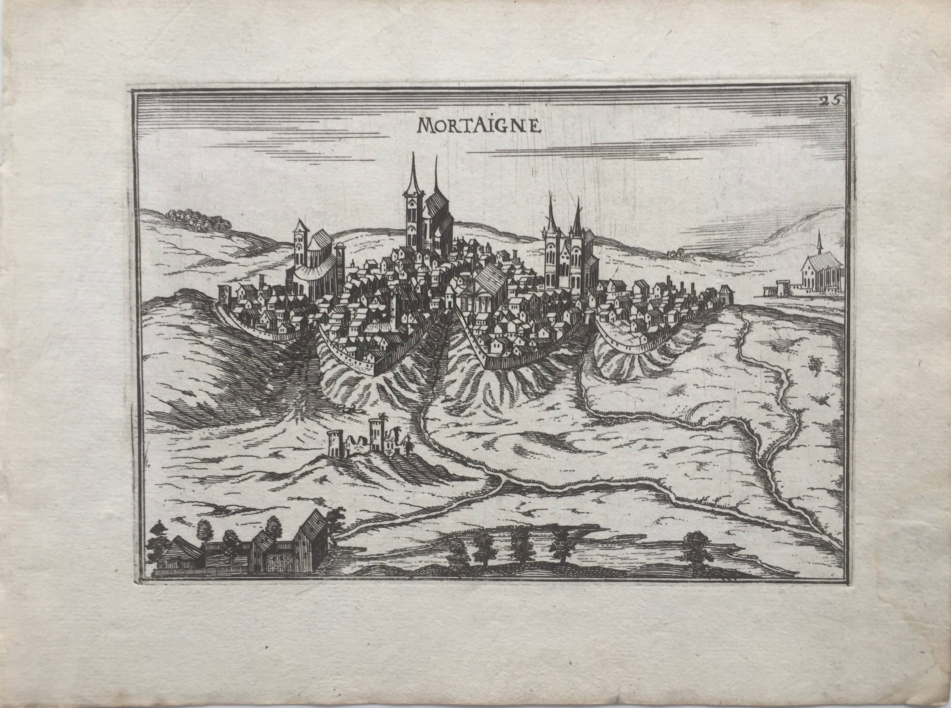 MORTAIGNE (Mortagne) Tassin 2 documents authentiques c. 1630