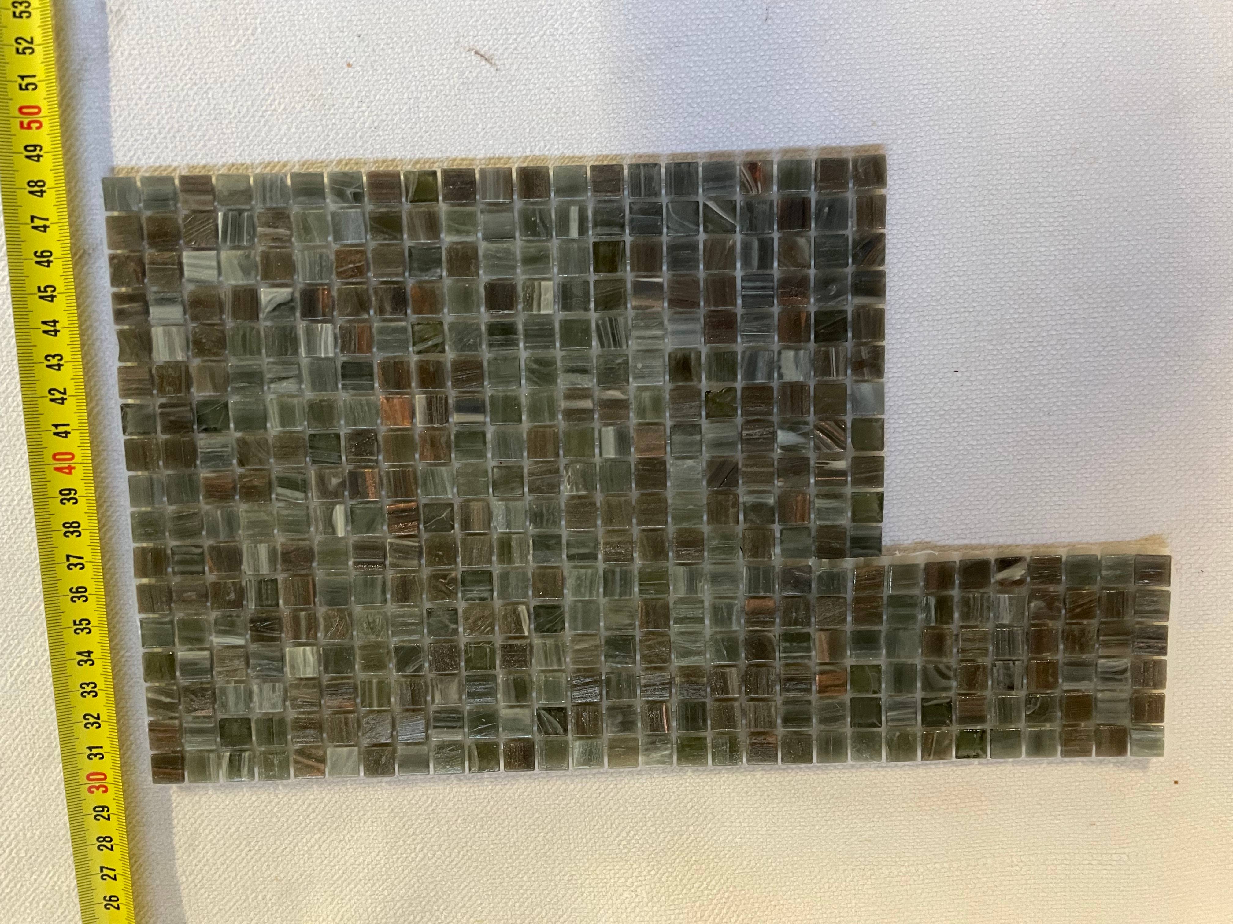 Mosaïque frise Pâte de verre