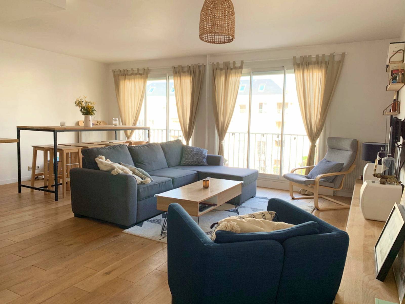 Loue appartement 70m² Issy-les-Moulineaux