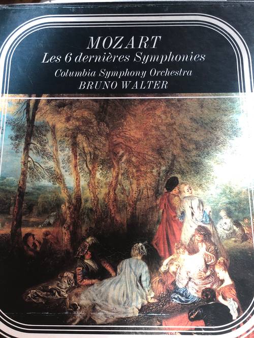 Mozart Les 6 dernières symphonies Bruno Walter, 3 disques