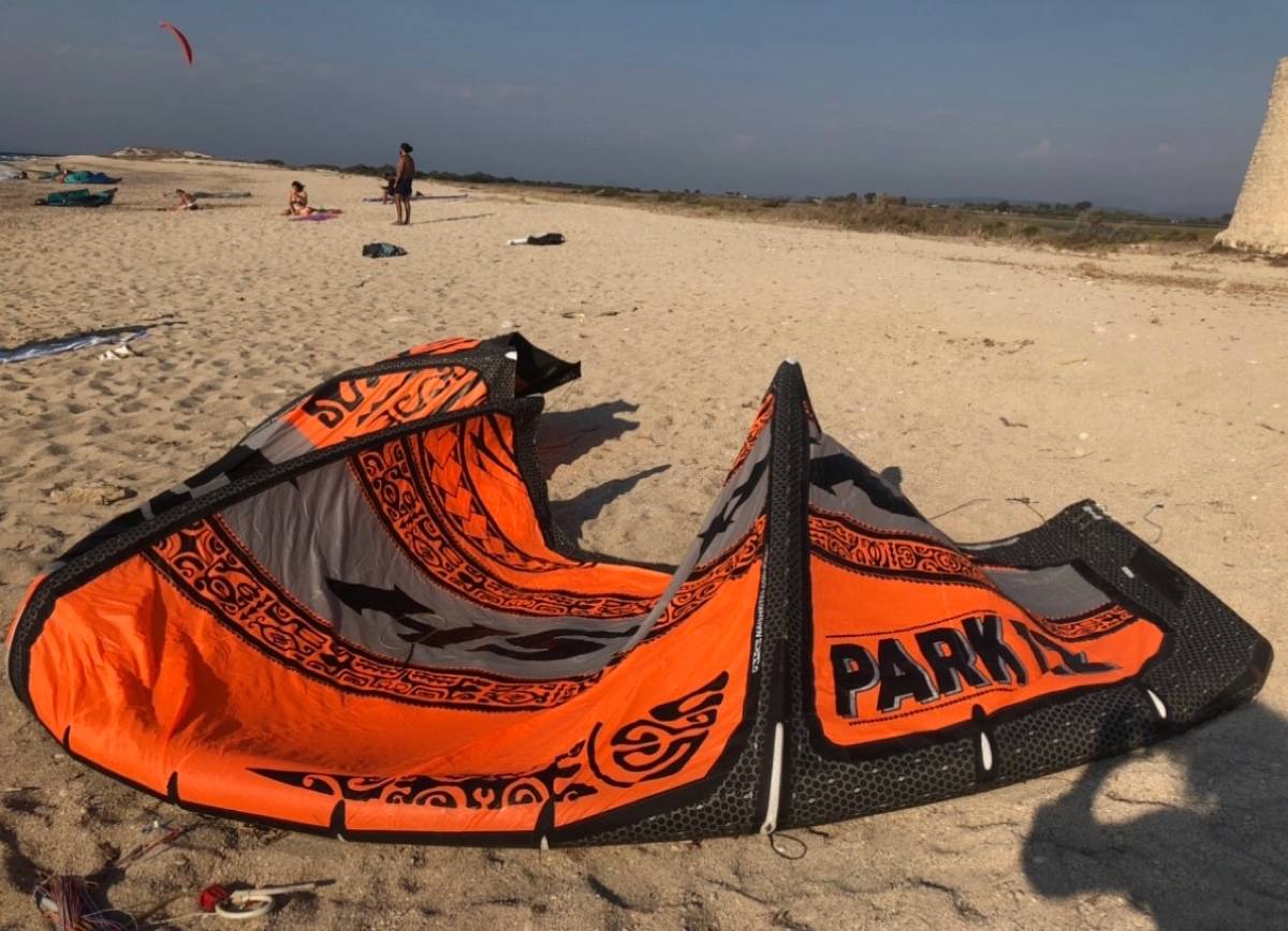 Naish Park 2014 - 12m² - Orange + barre