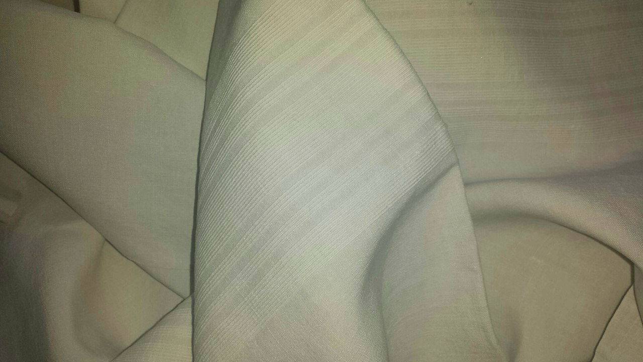 Nappe ancienne lin a Liteaux 140 x 180 port inclus Ceremonie/Autel