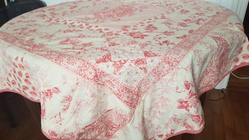 Nappe de table patchwork vintage