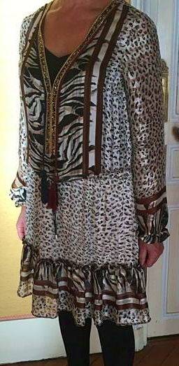 Robe neuve ALEXANDRA NEEL viscose léopard - taille M
