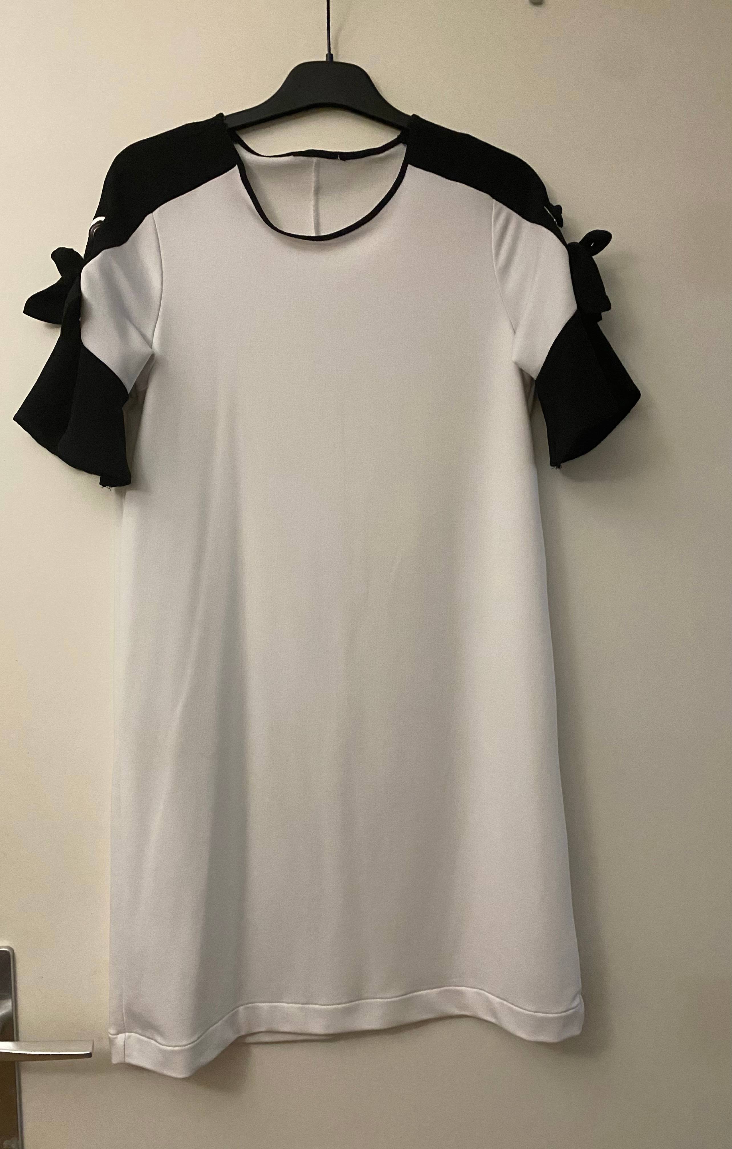 Robe été noire et blanche - Taille M