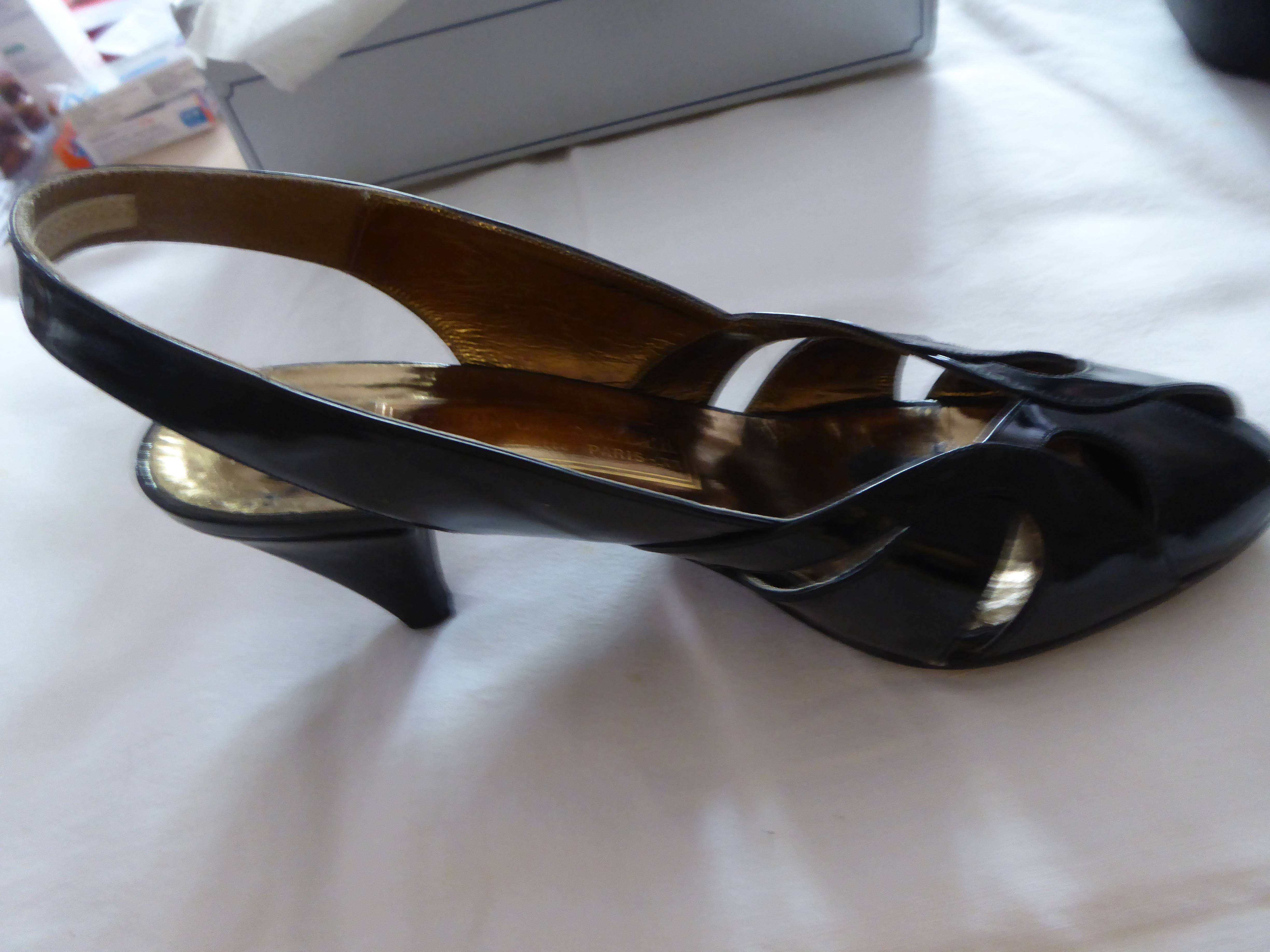 Chaussures noires vernies - Pointure 38