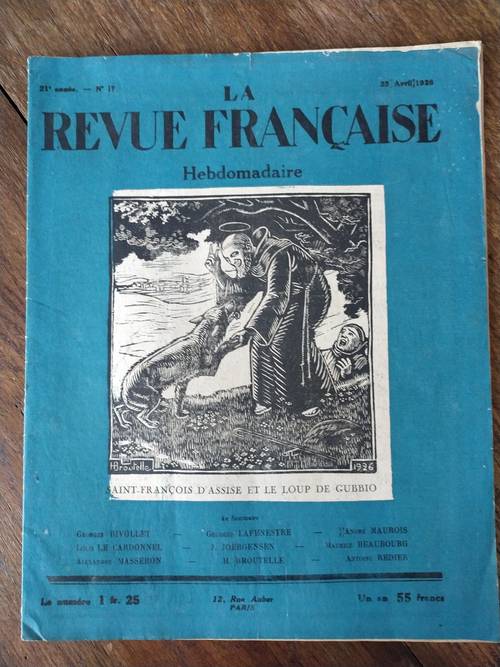 AV numéro 17 - Année 1926 de la Revue Française