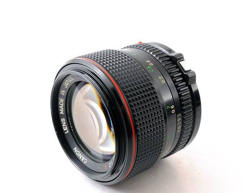 Vends objectif Canon FD 50mm f/1.2 L asphérique 1982