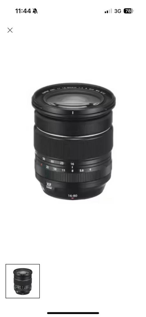 Objectif Fujifilm XF 16-80 mm f/4 R OIS WR