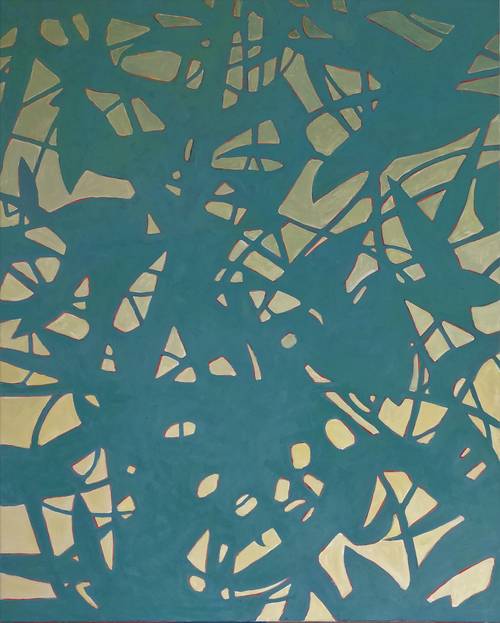 L’olivier - huile sur toile