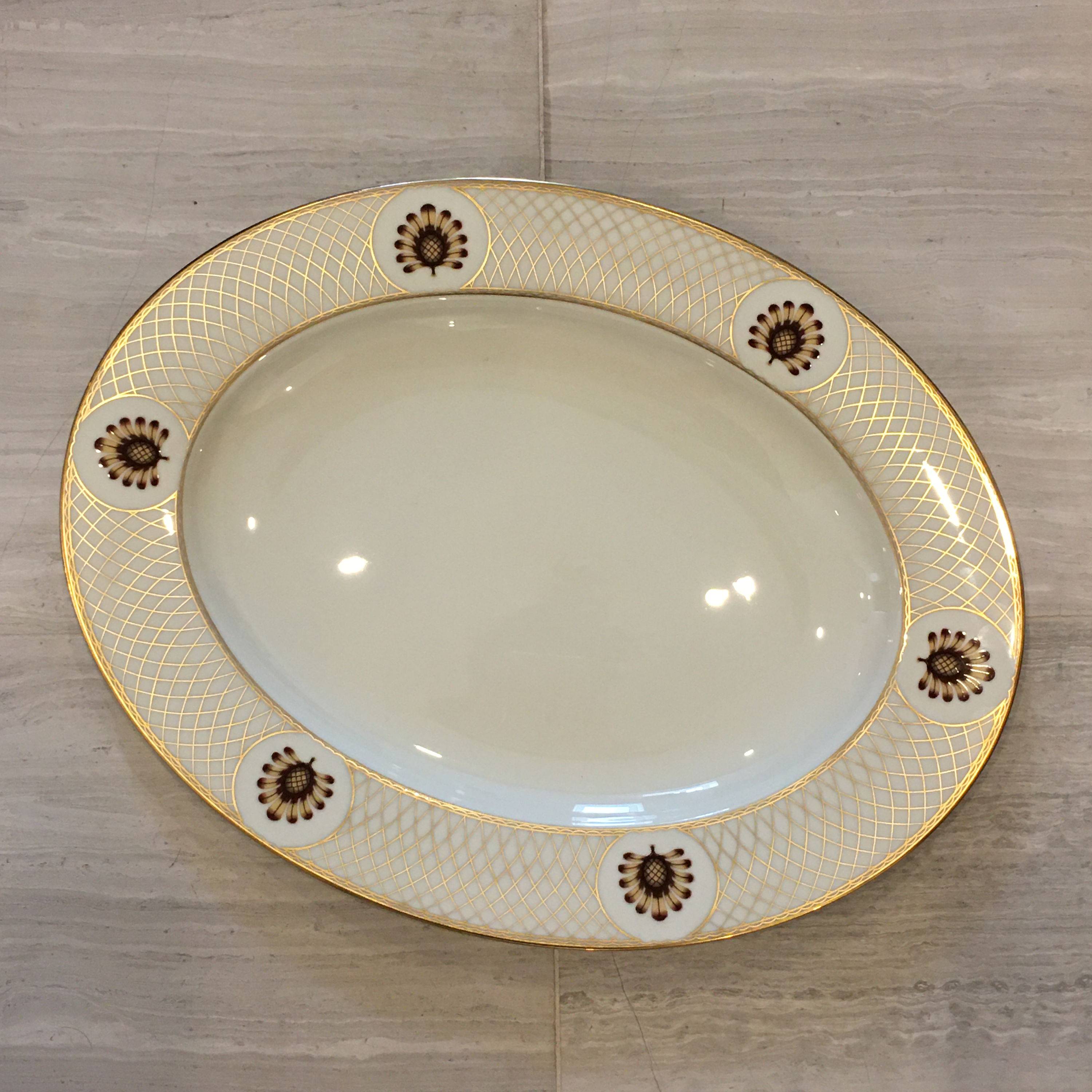 Plat Ovale 40 cm Porcelaine Lenox - Neuf