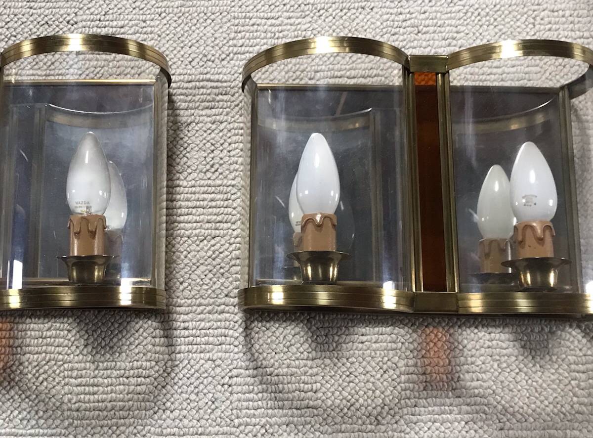 Paire d’appliques murales