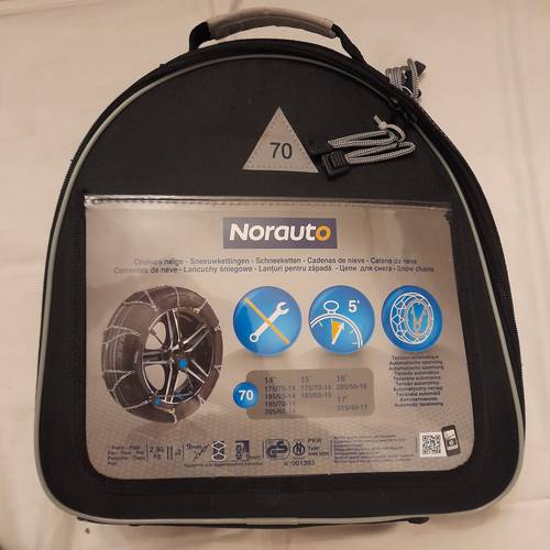 Paire de chaînes neige NORAUTO 9MYA 70