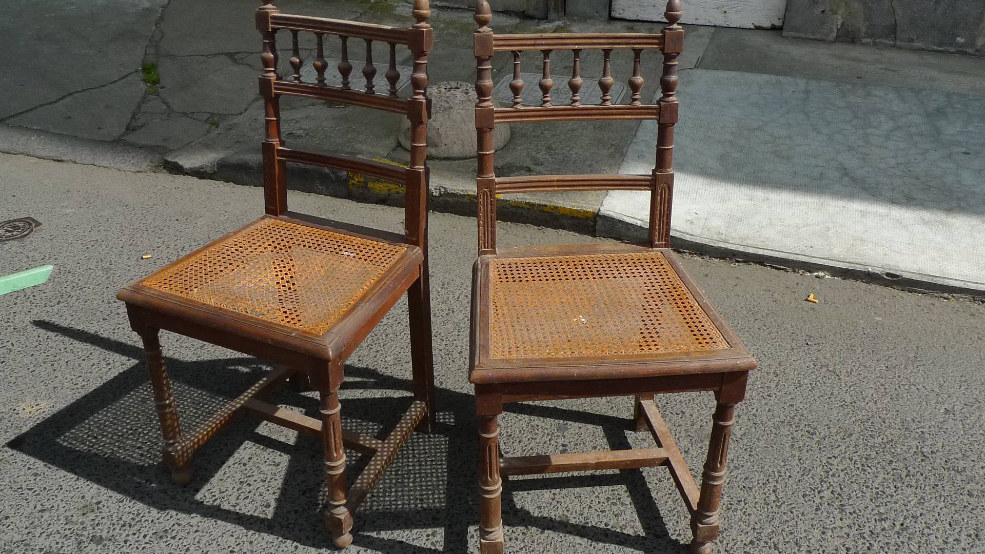 Paire de chaises XXème