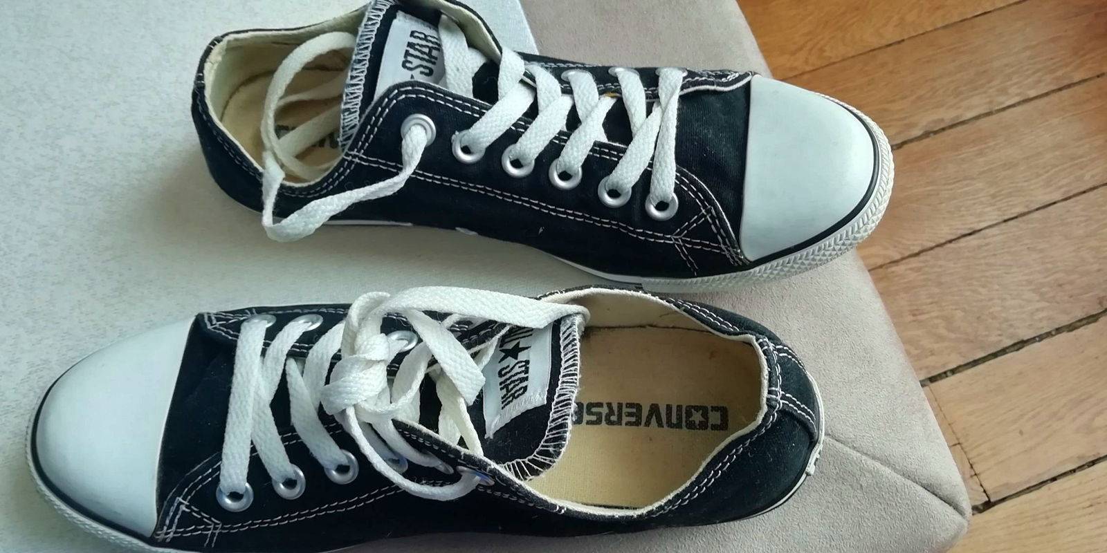 converses noires basses