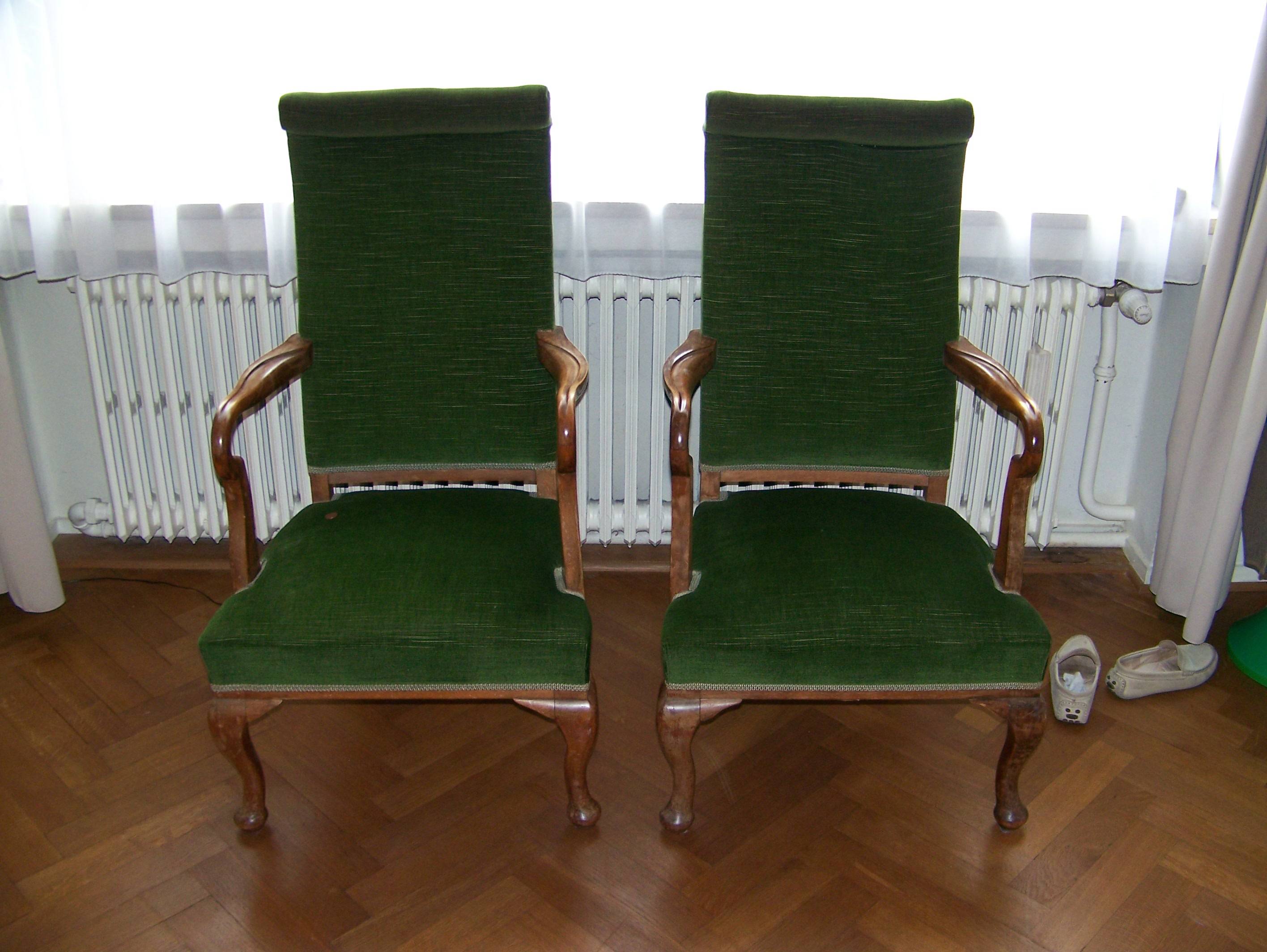 Vends paire de fauteuils anglais