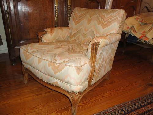 Paire de fauteuils cabriolets Louis XV