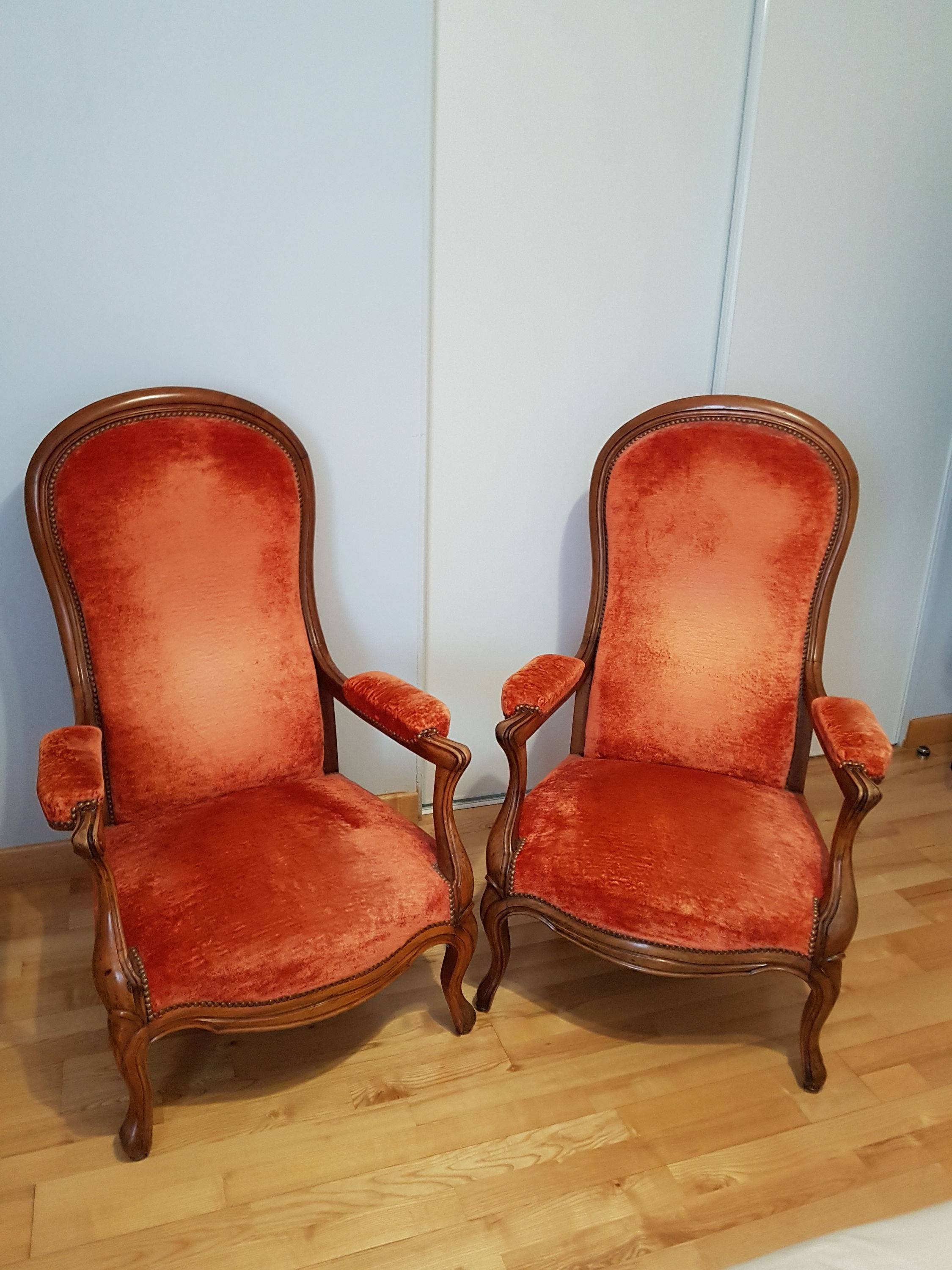 Vends paire de fauteuils "Voltaire"