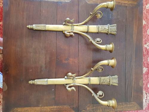 Vends paire de flambeaux