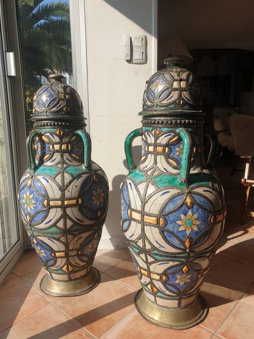 Vends paire de jarres anciennes Sud Tunisie