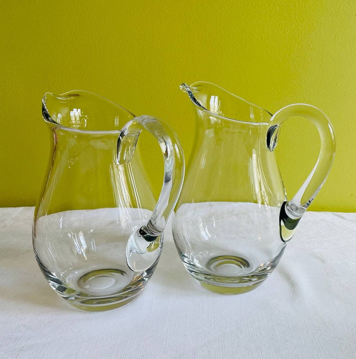 Paire pichets cristal