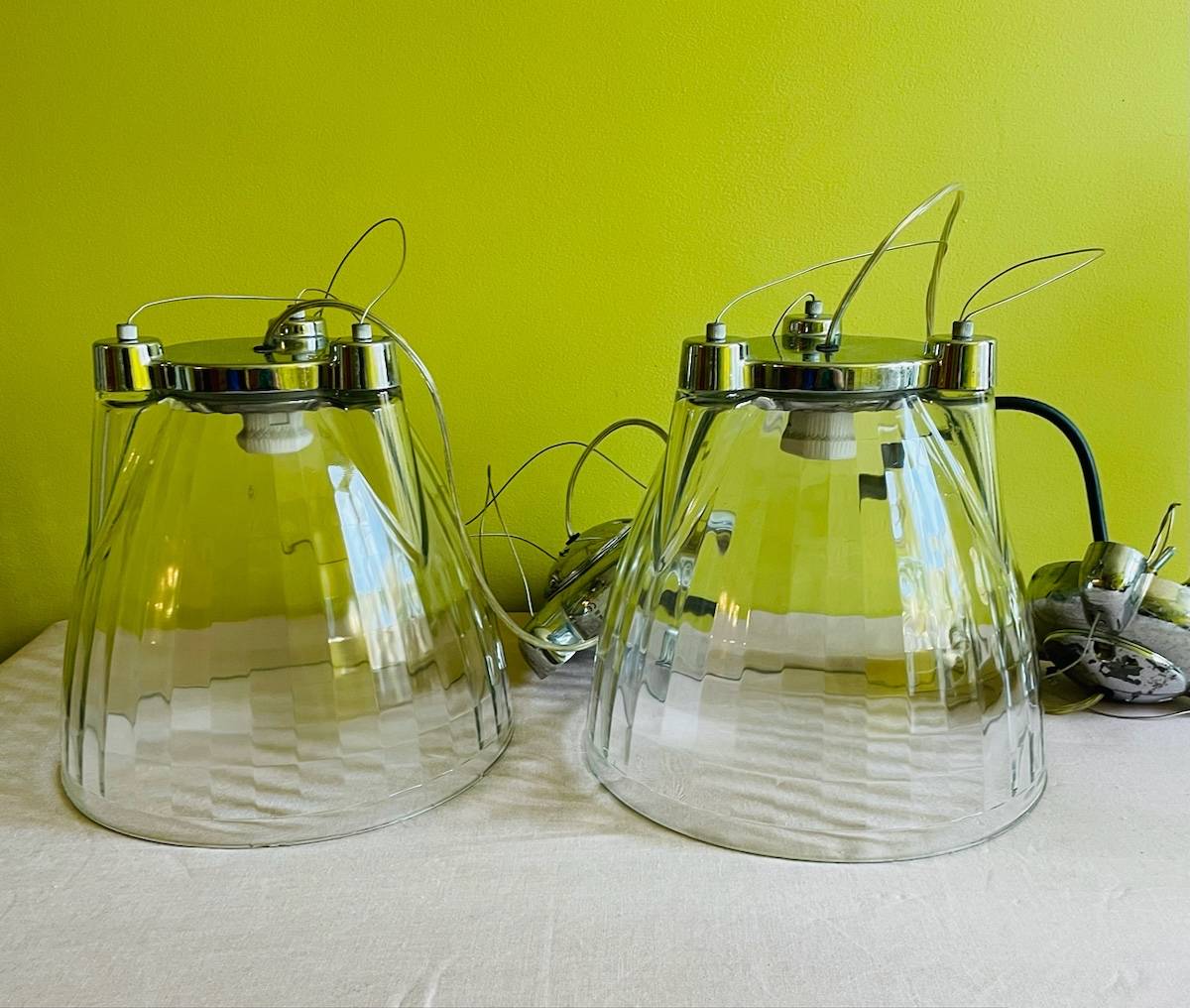 Paire suspensions industrielles