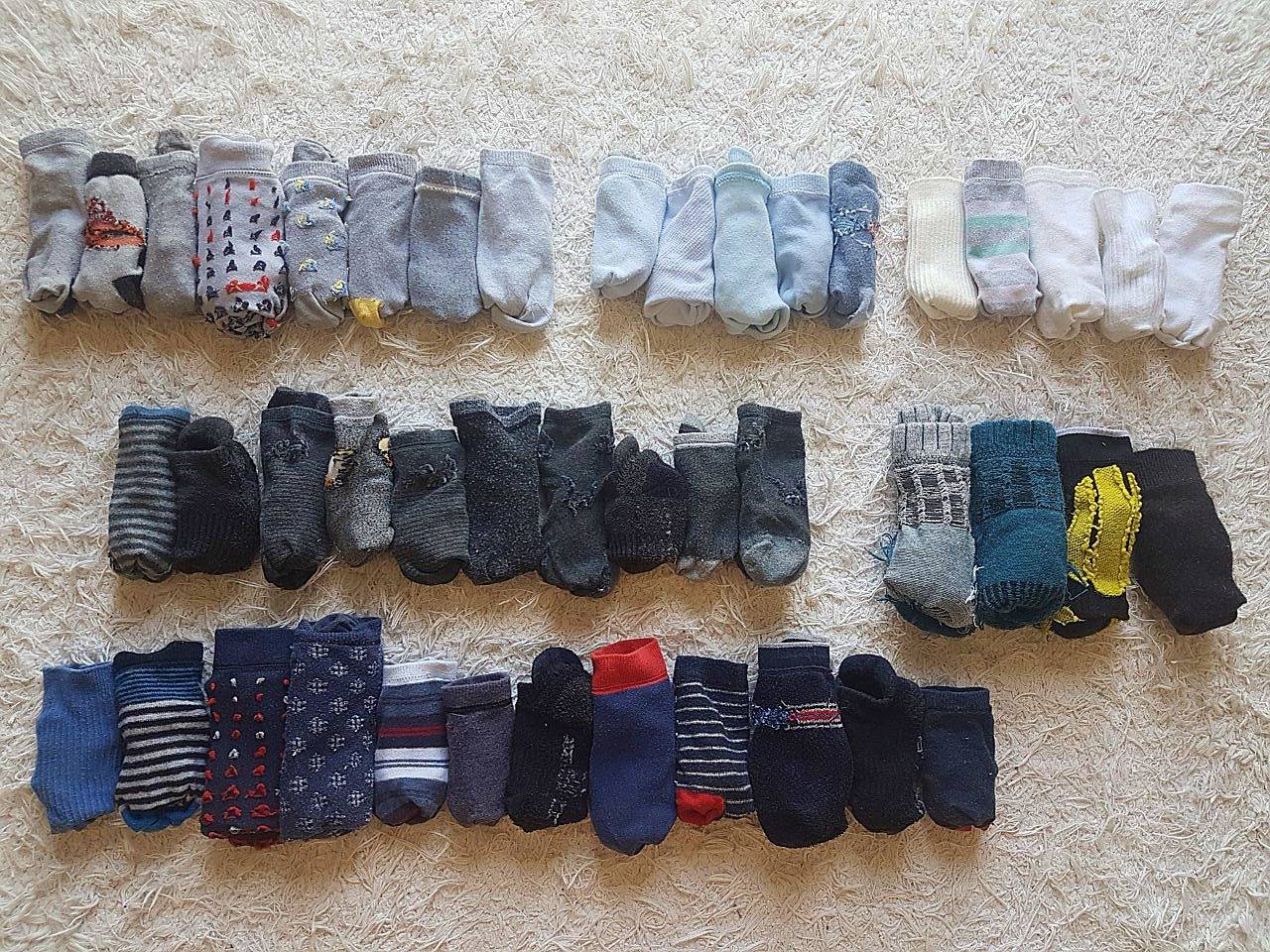 Lot de paires de chaussettes pointure 27/30