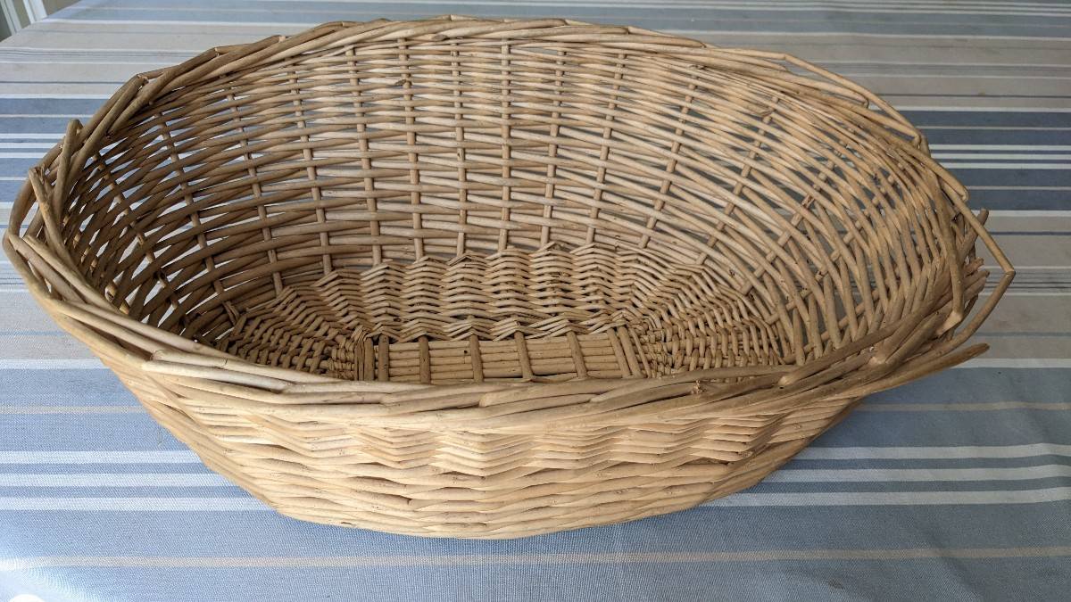 Panier ovale en osier