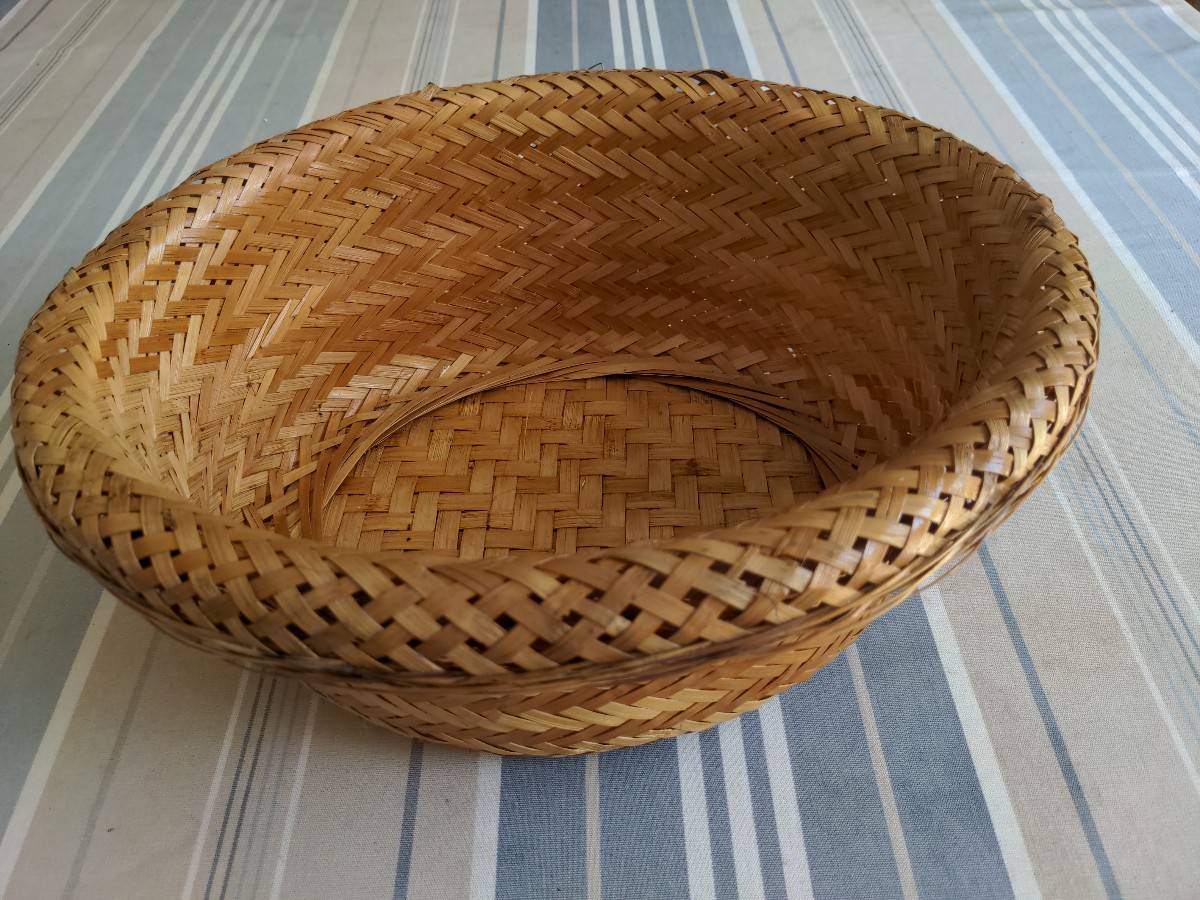 Panier ovale en osier