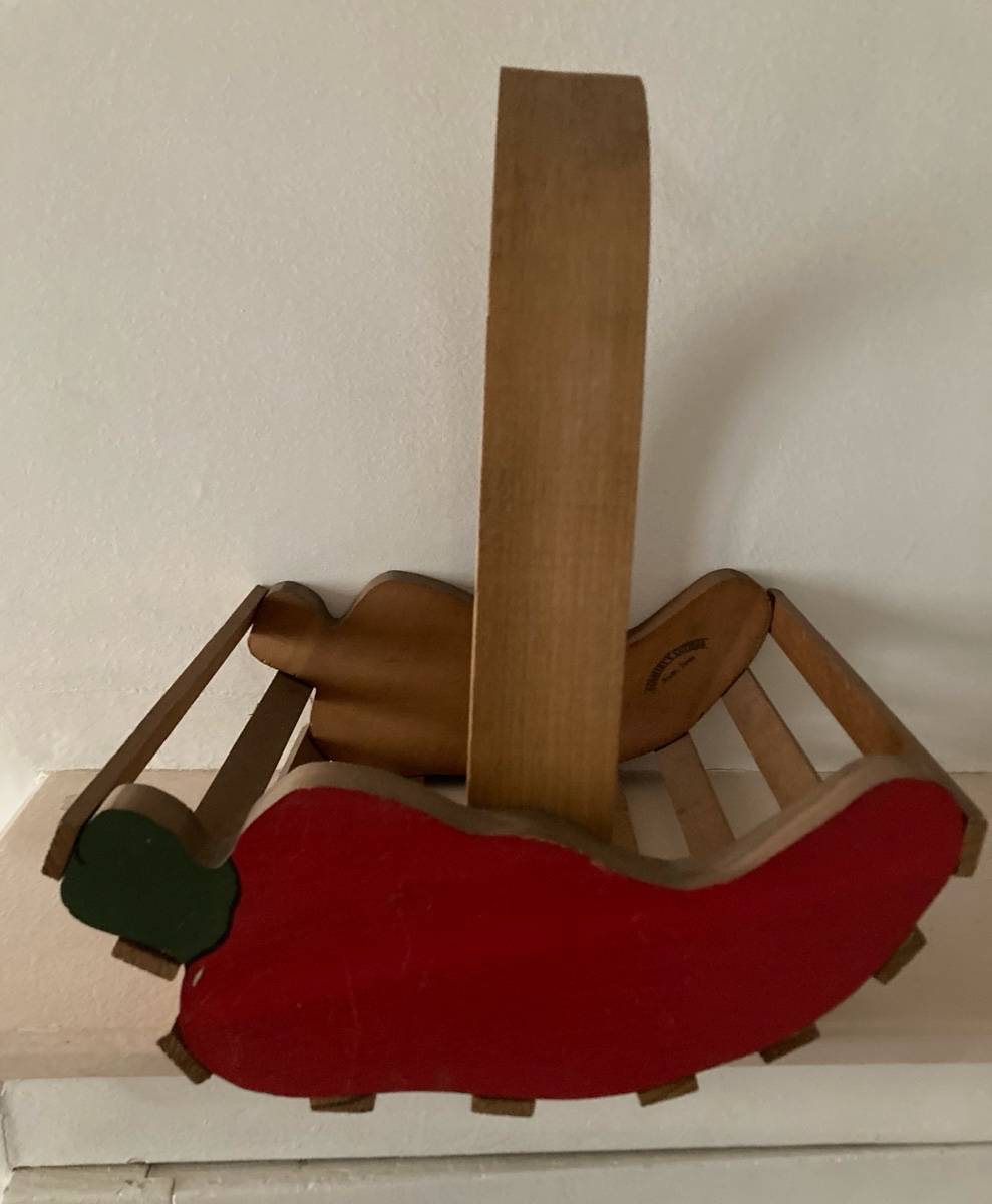 Vends panier en bois de couleur style tex-mex
