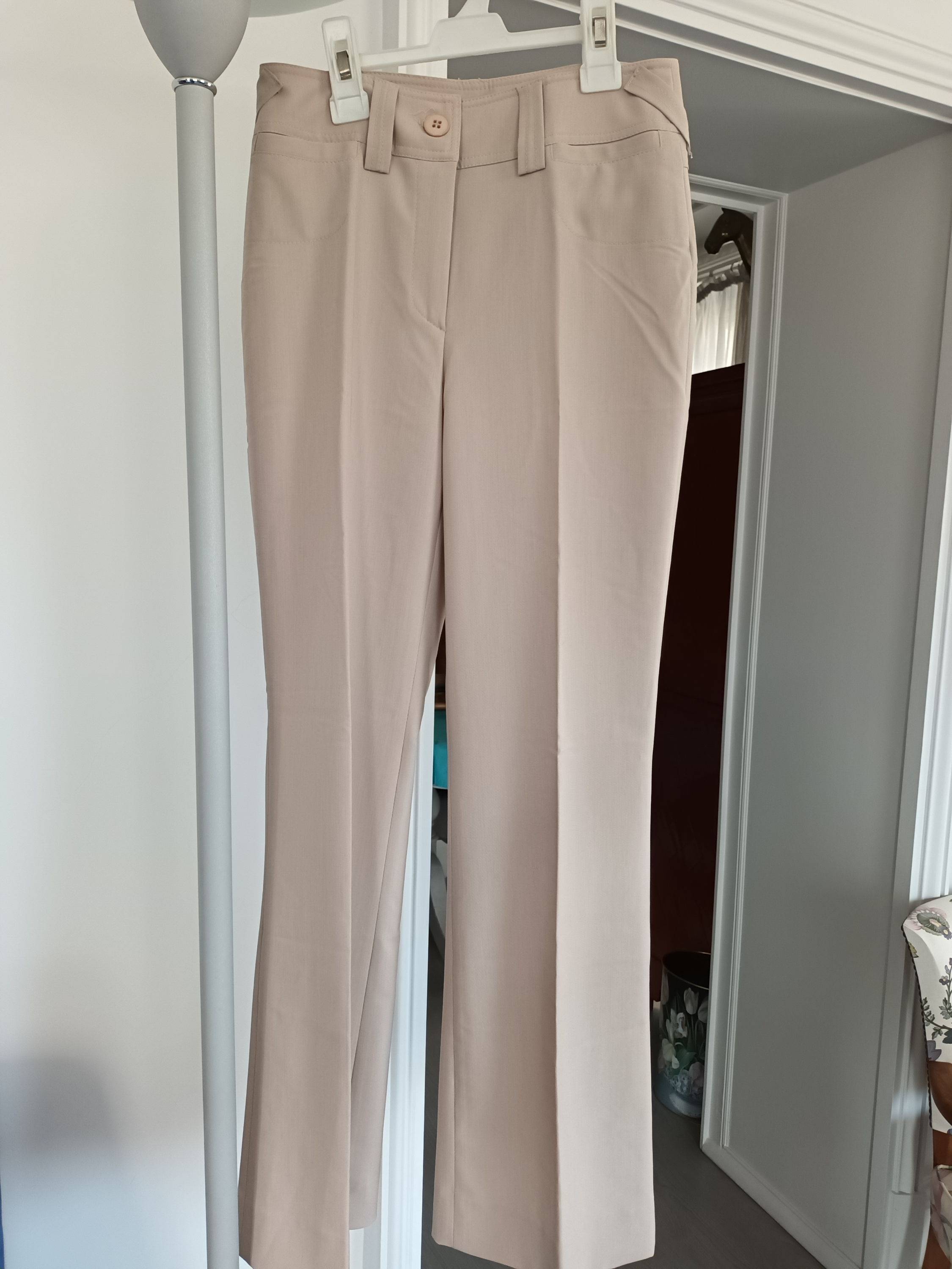 Pantalon beige Kissim neuf taille 36 fabrication française
