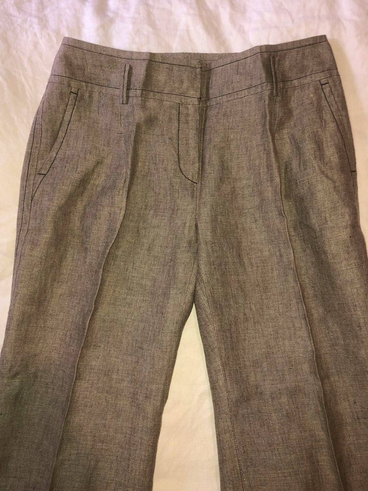 Pantalon lin Max Mara Week-end beige T44