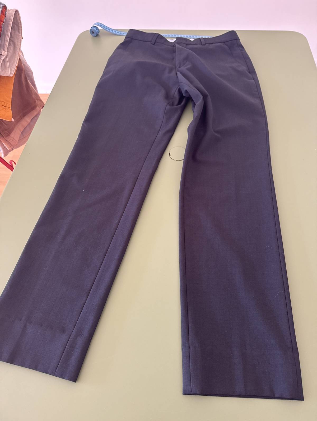 Vends pantalon de costume noir Bruno Saint Hilaire - Taille XS