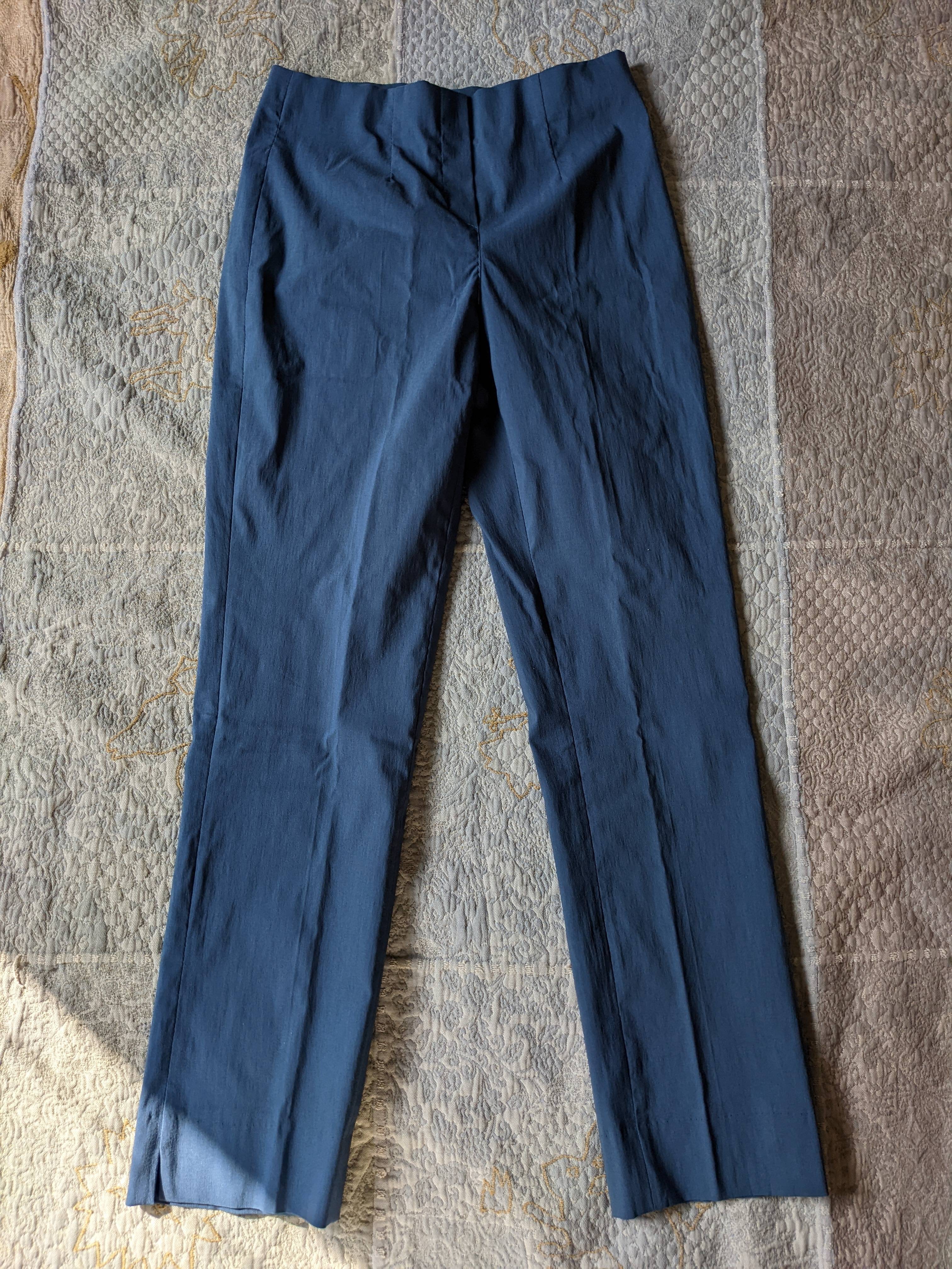 Pantalon Ficelle T34/36 bleu gris