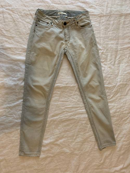 Pantalon jeans rayé Maje - Taille S