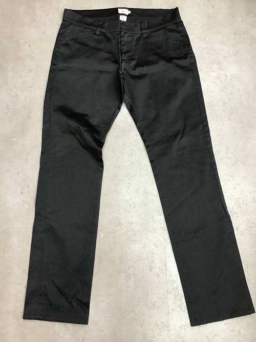 Pantalon noir satiné T 38 « Calvin Klein «