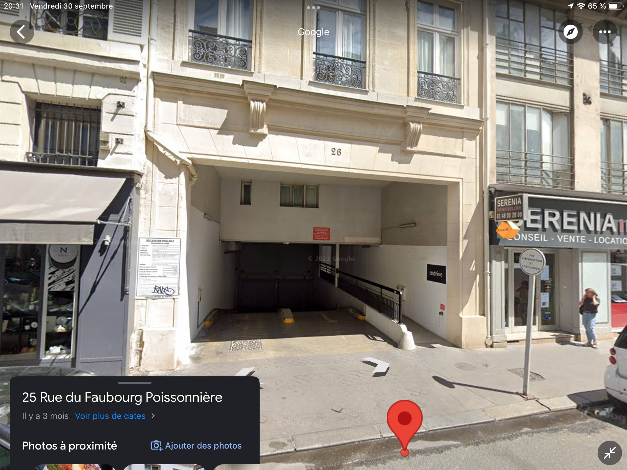 Une photo de l’annonce