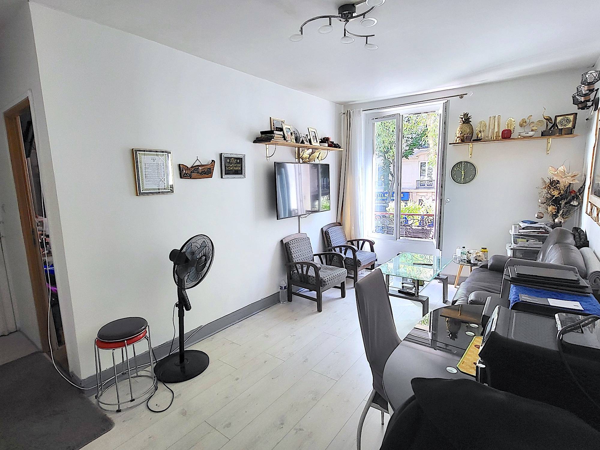 Vends Paris 18ème, Jules Joffrin, 3 pièces de 45m² plein sud