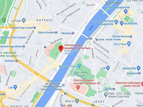 Loue parking Paris 16ème / Avenue de Versailles - 10m²