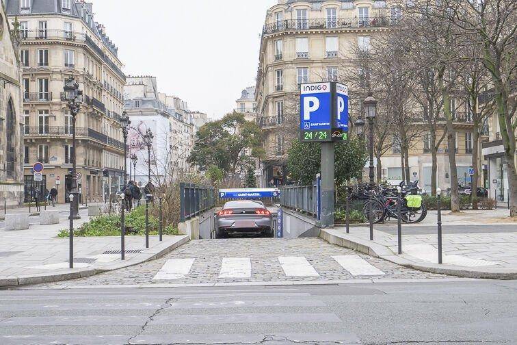 Particulier loue en direct une place de Parking privée et sécurisée Indigo, 254 rue Saint Martin 75003 Paris