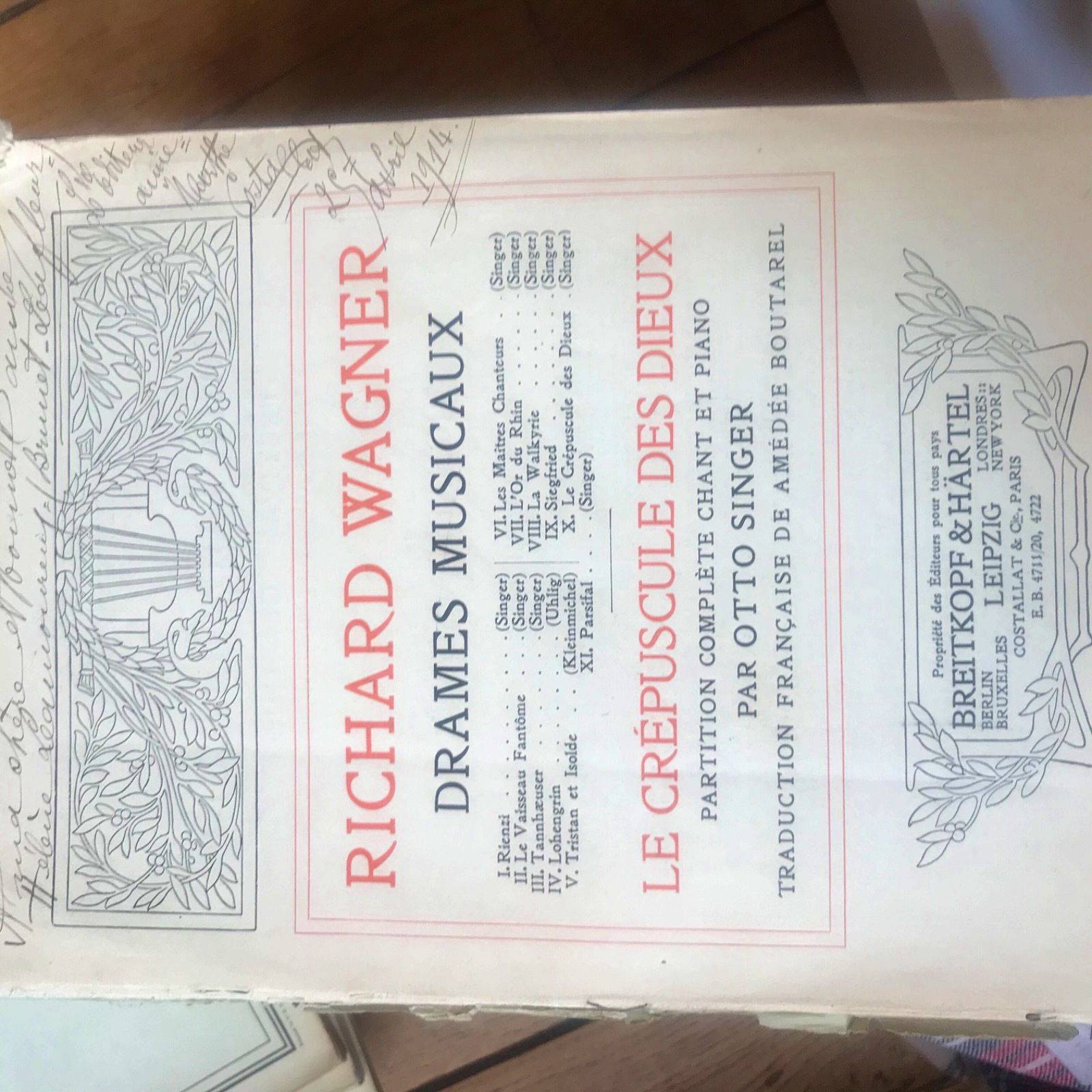 Partitions anciennes on Gens de Confiance