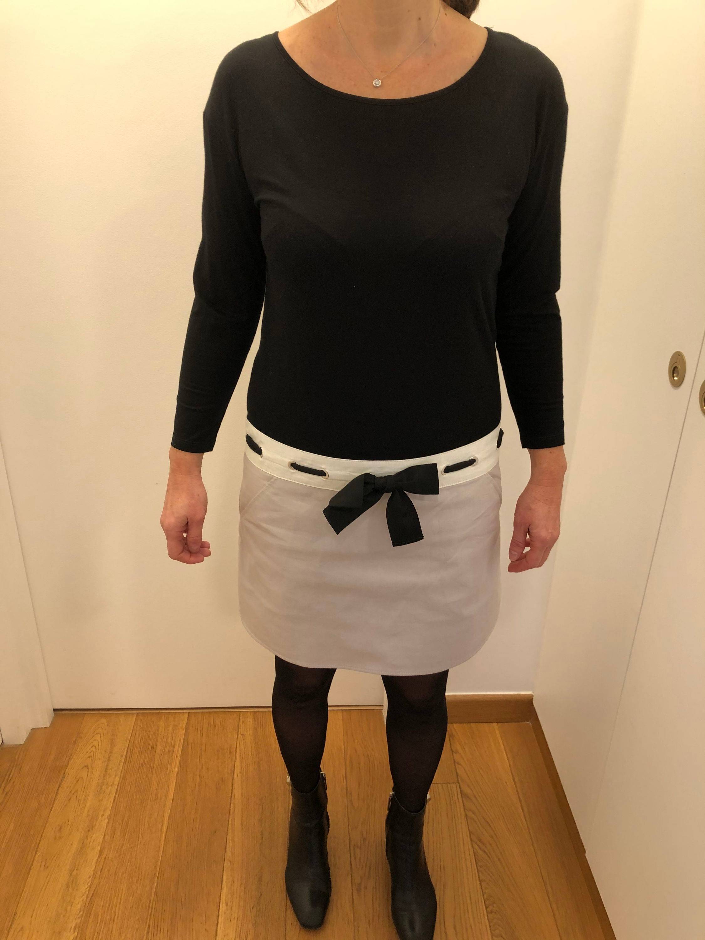 Vends robe Paule KA bicolore noire et beige - Taille M