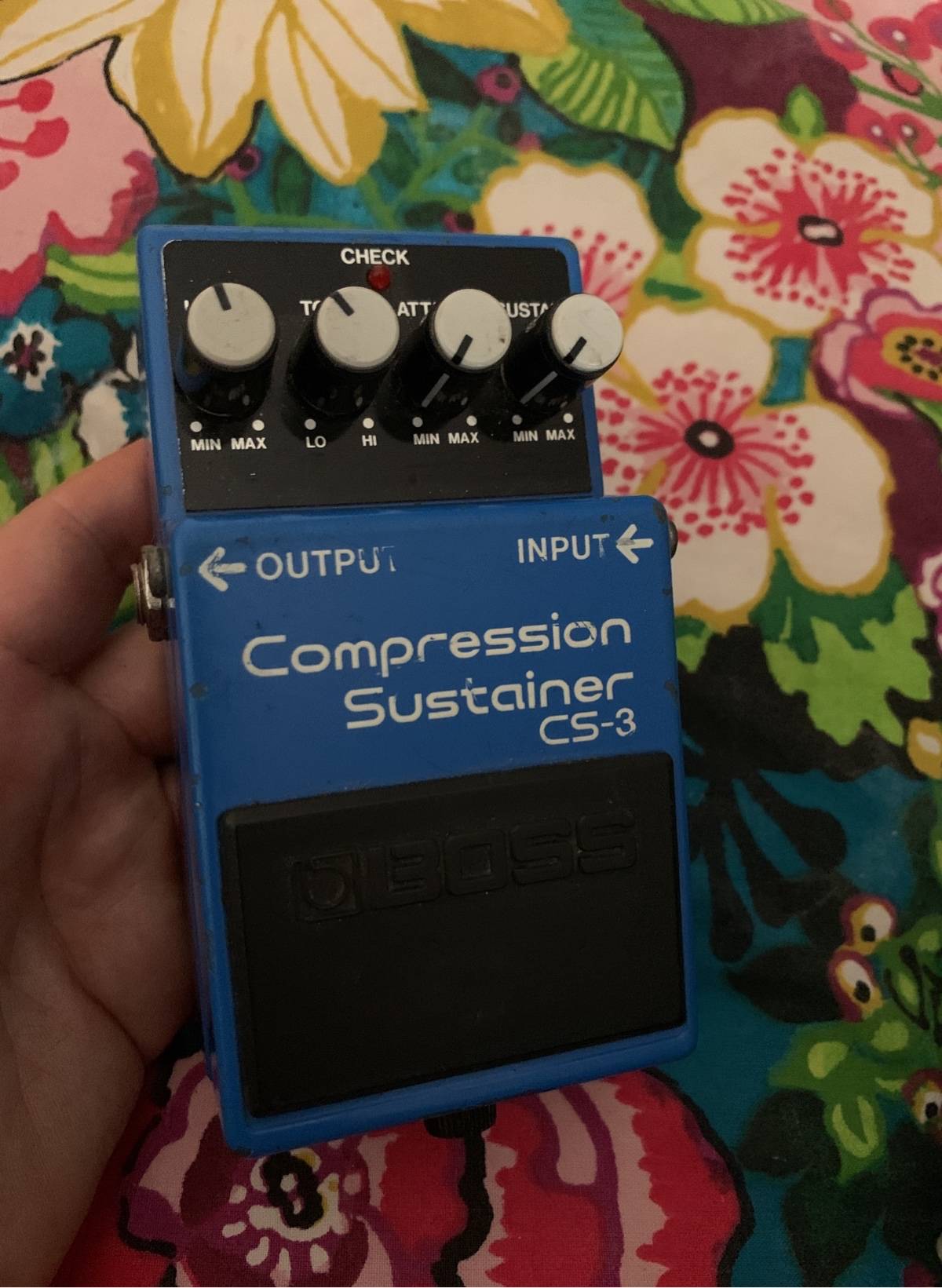 Pédale Boss compression sustainer CS 3