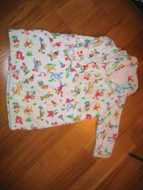 Vends peignoir vintage walt disney années 60 - T 4 ans