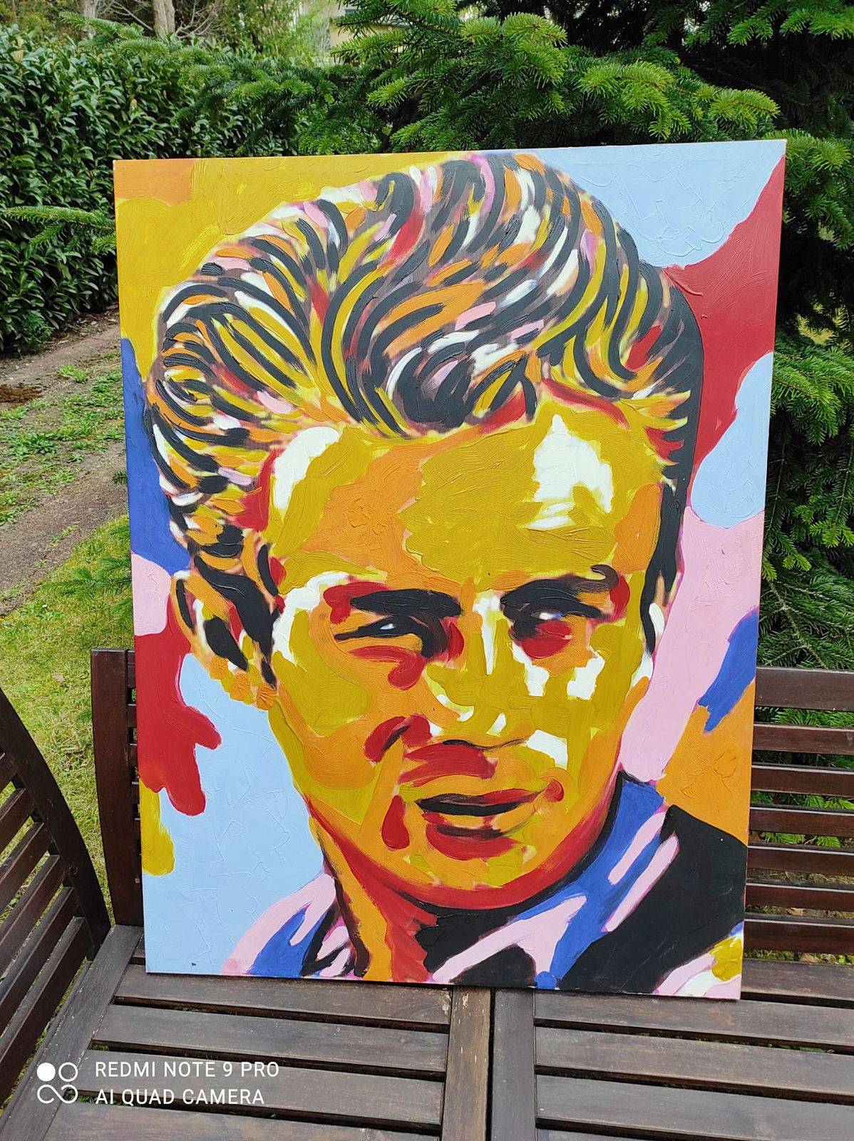 Peinture de James Dean