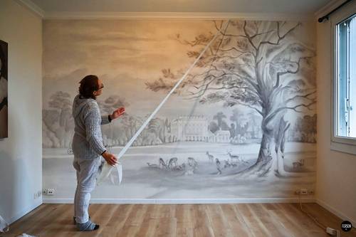 Peintures personnalisées (fresques, portrait, murales int. Et ext
