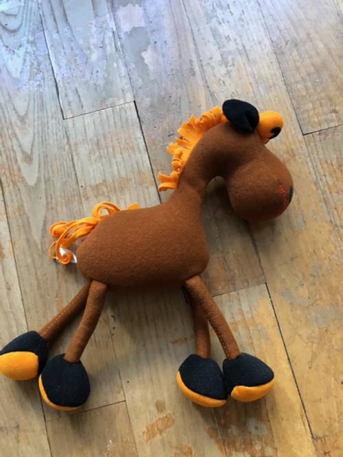 Peluche cheval neuve