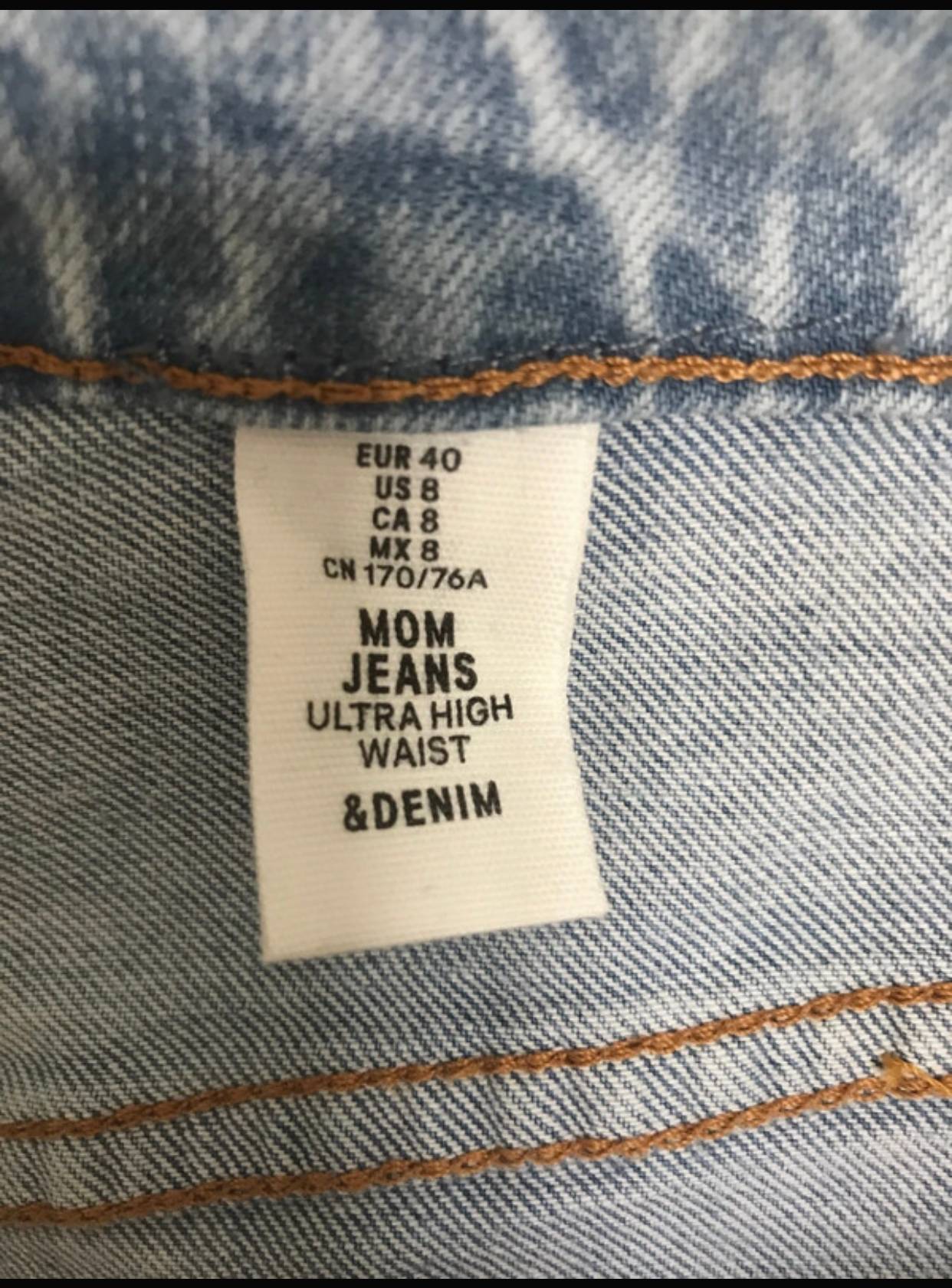 Vends jean Mom neuf 100% denim - Taille L